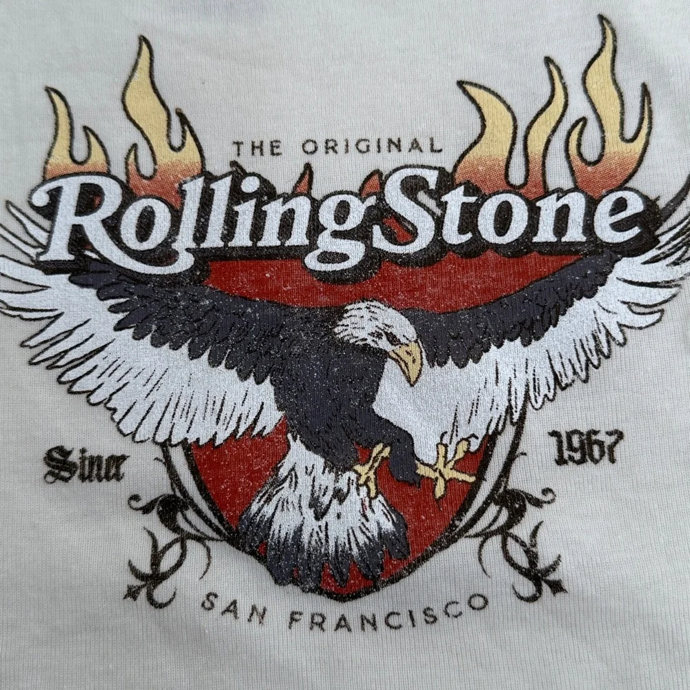 Pacsun Rolling Stones Baby Tee Medium NWT